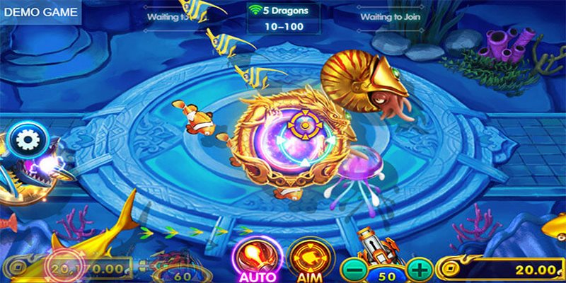 Đặc điểm ấn tượng của game Dragon Fishing