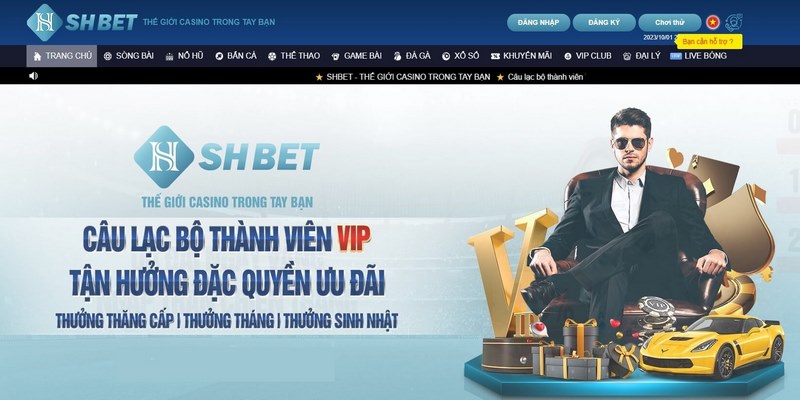 Khuyến mãi thưởng thành viên VIP SHBET