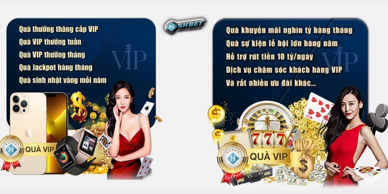 Những đặc quyền của hội viên VIP tại SHBET